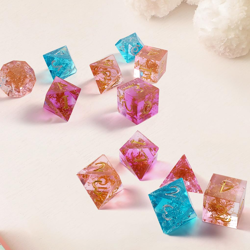 Amazon.co.jp: FineInno シリコンモールド 7個セット サイコロ 多面体